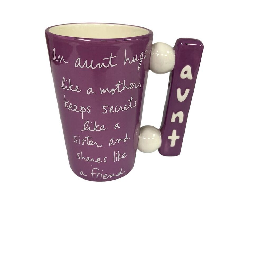 Purple "Aunt" Definition Mug by Sandra Magsamen - Family Love Gift